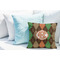 Brown Argyle Decorative Pillow Case - LIFESTYLE 2