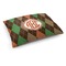Brown Argyle Dog Bed - Medium w/ Monogram