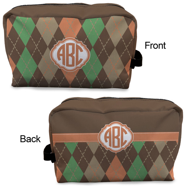 Brown Argyle Dopp Kit - Approval
