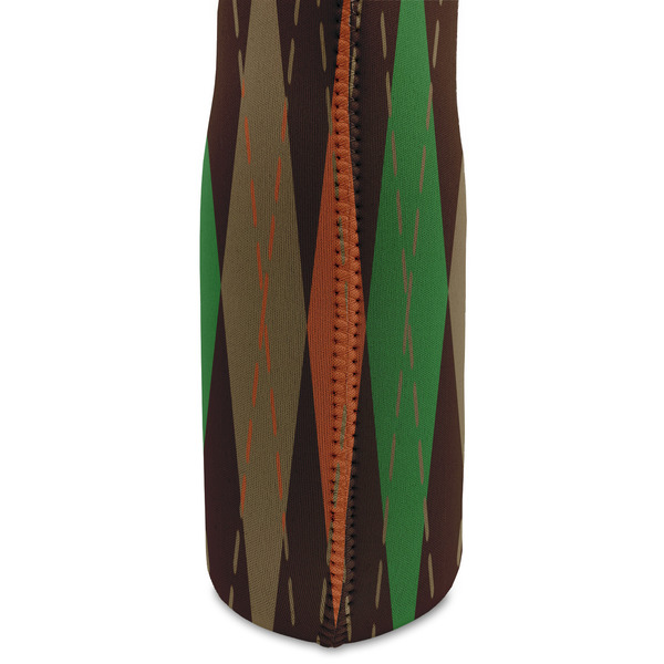 Brown Argyle Double Wine Tote - DETAIL 2 (new)