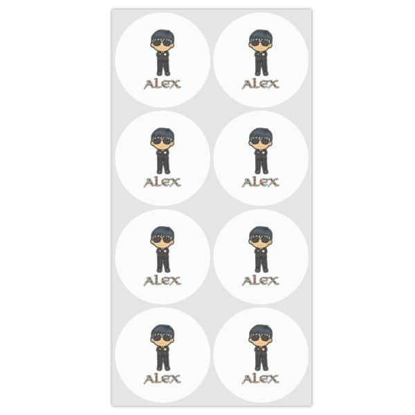 Brown Argyle Drink Topper - Medium - Set of 12