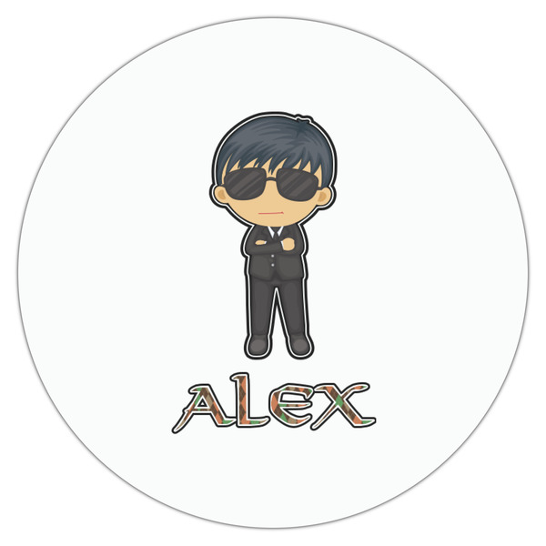 Brown Argyle Drink Topper - Medium - Single