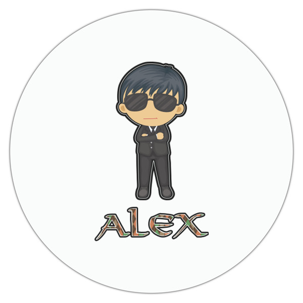 Brown Argyle Drink Topper - Small - Single