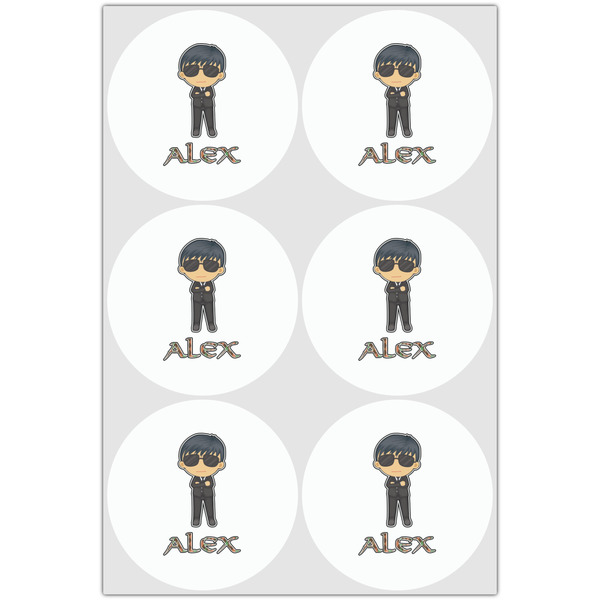 Brown Argyle Drink Topper - XLarge - Set of 6