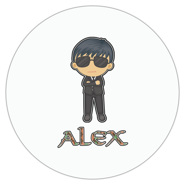 Brown Argyle Drink Topper - XLarge - Single