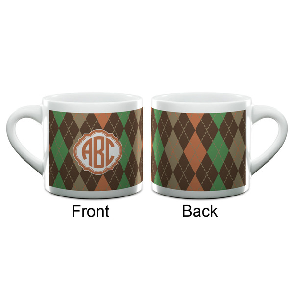 Brown Argyle Espresso Cup - 6oz (Double Shot) (APPROVAL)