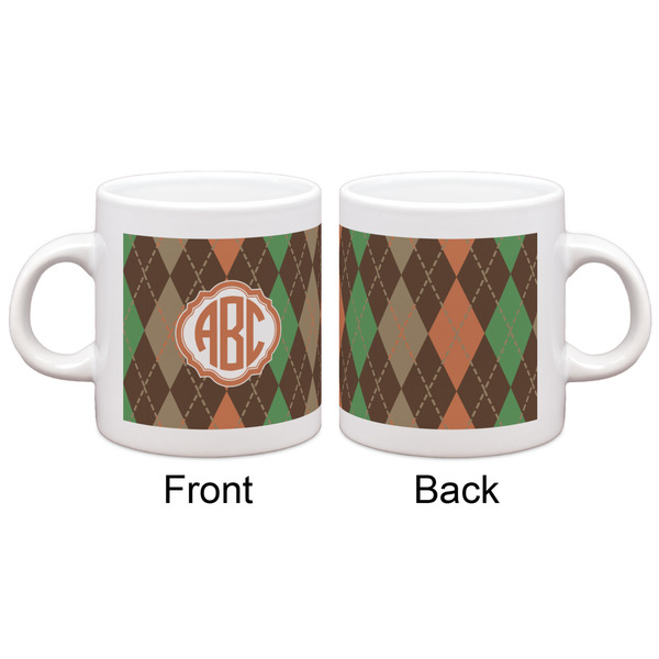 Brown Argyle Espresso Cup - Apvl