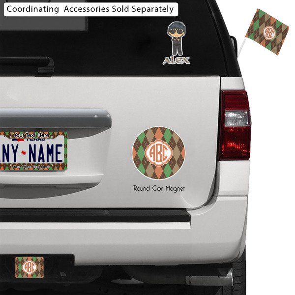 Brown Argyle Exterior Car Accessories