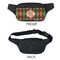Brown Argyle Fanny Packs - APPROVAL