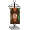 Brown Argyle Finger Tip Towel (Personalized)