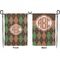 Brown Argyle Garden Flag - Double Sided Front and Back