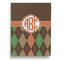 Brown Argyle Garden Flags - Large - Double Sided - BACK