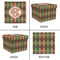 Brown Argyle Gift Boxes with Lid - Canvas Wrapped - XX-Large - Approval