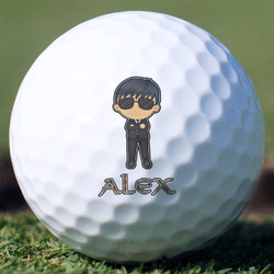 Brown Argyle Golf Balls (Personalized)