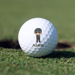 Brown Argyle Golf Balls - Non-Branded - Set of 12 (Personalized)