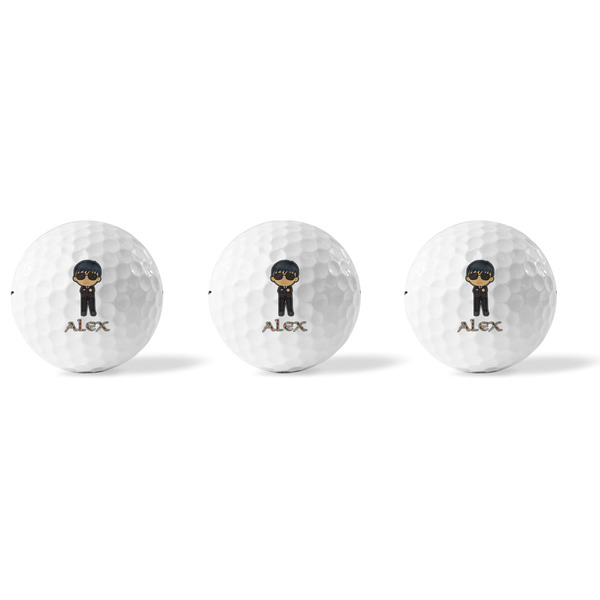 Brown Argyle Golf Balls - Titleist - Set of 3 - APPROVAL