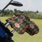 Brown Argyle Golf Club Cover - Set of 9 - On Clubs