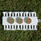 Brown Argyle Golf Tees & Ball Markers Set - Back