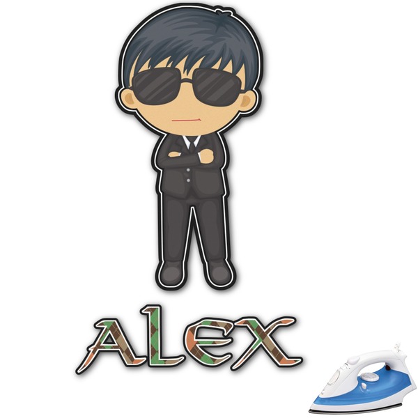 Custom Brown Argyle Graphic Iron On Transfer (Personalized)