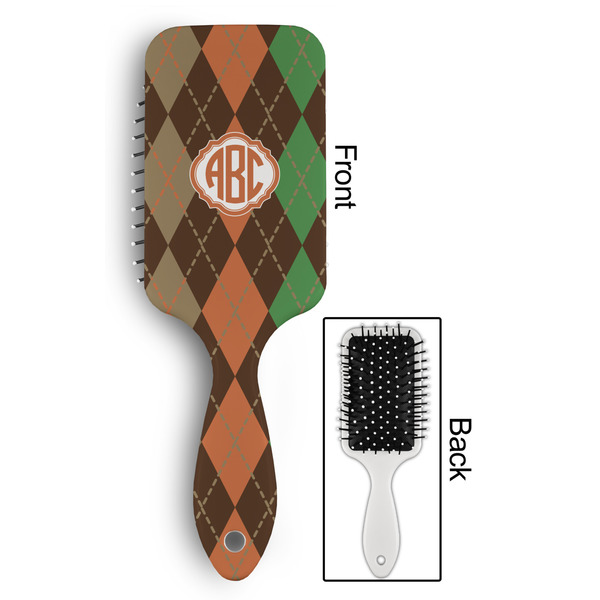 Brown Argyle Hair Brush - Approval
