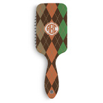 Brown Argyle Hair Brushes (Personalized)