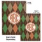 Brown Argyle Hard Cover Journal - Compare