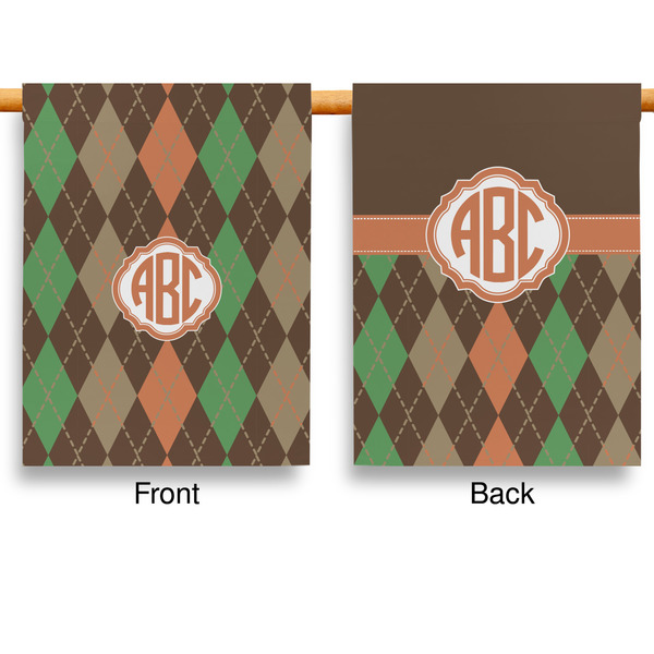 Brown Argyle House Flags - Double Sided - APPROVAL