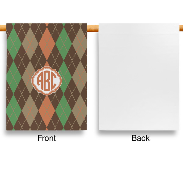 Brown Argyle House Flags - Single Sided - APPROVAL