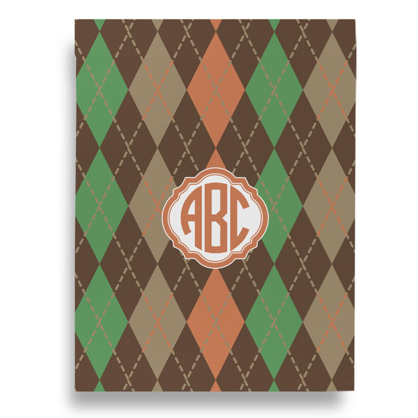 Brown Argyle House Flags - Single Sided - FRONT