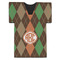 Brown Argyle Jersey Bottle Cooler (Personalized)