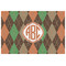 Brown Argyle Jigsaw Puzzle - 1000-piece (Personalized)