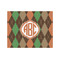 Brown Argyle 500 pc Jigsaw Puzzle (Personalized)