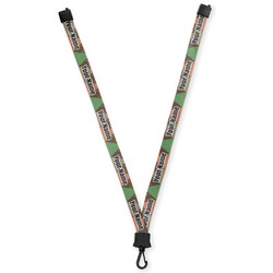 Brown Argyle Lanyard (Personalized)