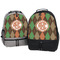 Brown Argyle Large Backpacks - Both