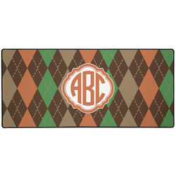 Brown Argyle 3XL Gaming Mouse Pad - 35" x 16" (Personalized)