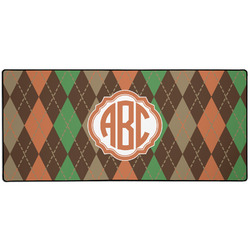 Brown Argyle Gaming Mouse Pad (Personalized)