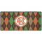 Brown Argyle Gaming Mouse Pad (Personalized)
