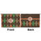 Brown Argyle Large Zipper Pouch Approval (Front and Back)