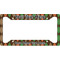 Brown Argyle License Plate Frame - Style A