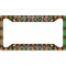 Brown Argyle License Plate Frame - Style A (Personalized)