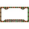 Brown Argyle License Plate Frame - Style C (Personalized)