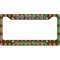 Brown Argyle License Plate Frame - Style B (Personalized)