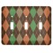 Brown Argyle Light Switch Covers (3 Toggle Plate)