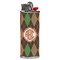 Brown Argyle Lighter Case - Front