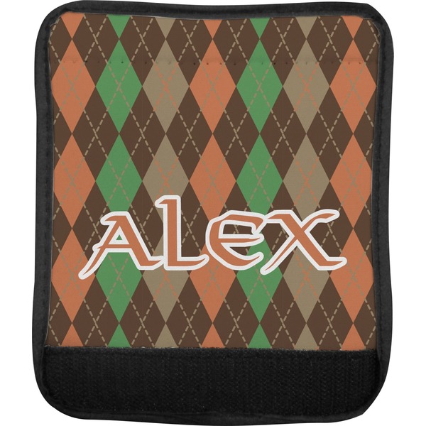 Brown Argyle Luggage Handle Wrap (Approval)