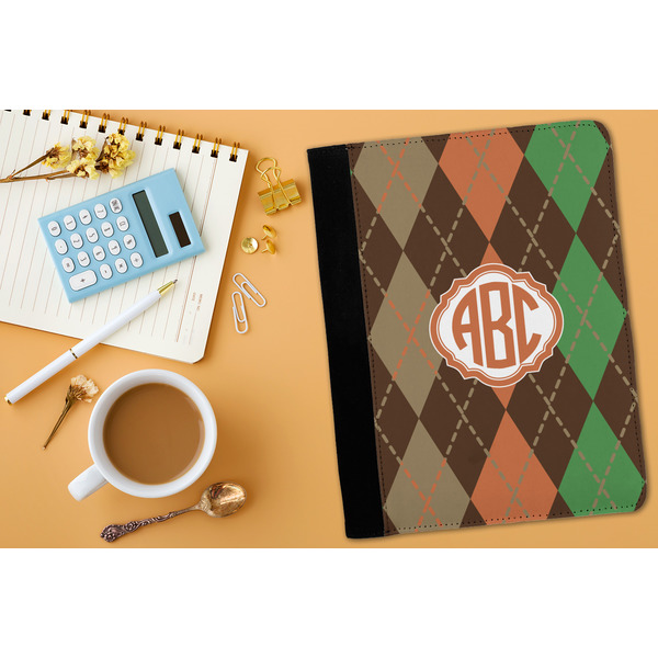 Brown Argyle Medium Padfolio - LIFESTYLE (adult)