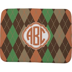 Brown Argyle Memory Foam Bath Mat - 48"x36" (Personalized)
