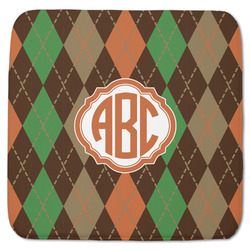 Brown Argyle Memory Foam Bath Mat - 48"x48" (Personalized)