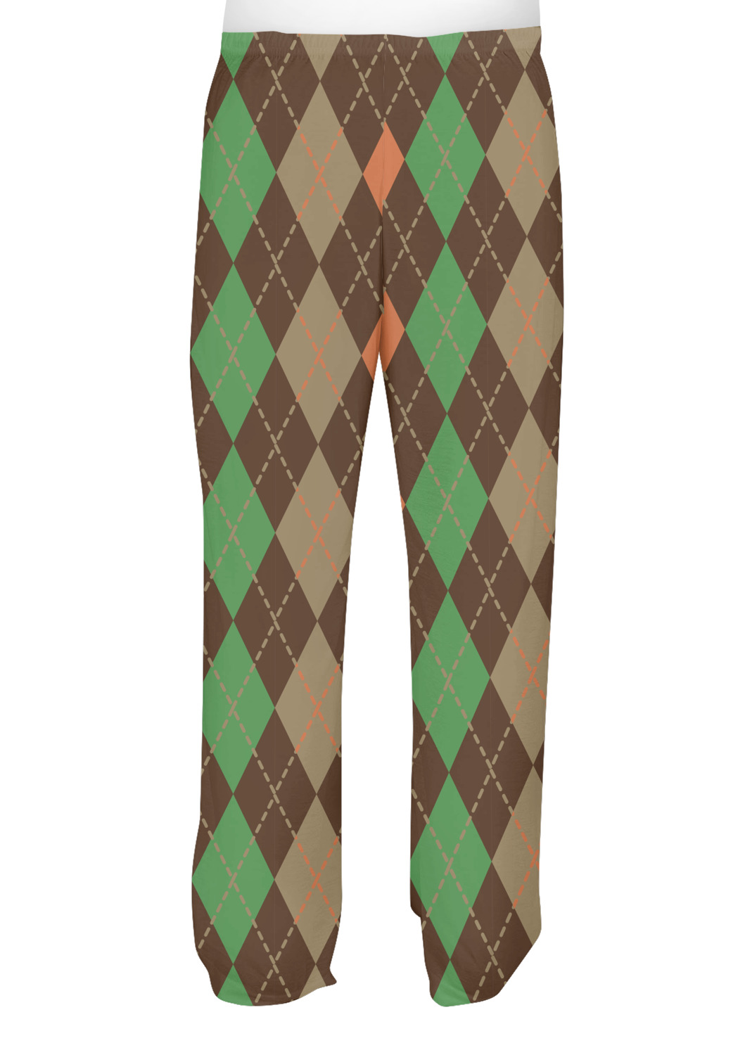 パンツ House on the Hill Parent pants Argyle Custom Brown Argyle Mens Pajama Pants | YouCustomizeIt