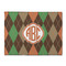 Brown Argyle Microfiber Screen Cleaner (Personalized)